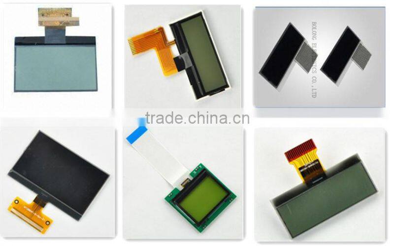 custom transparent TN/STN/VA FPC12864 COG lcd display module