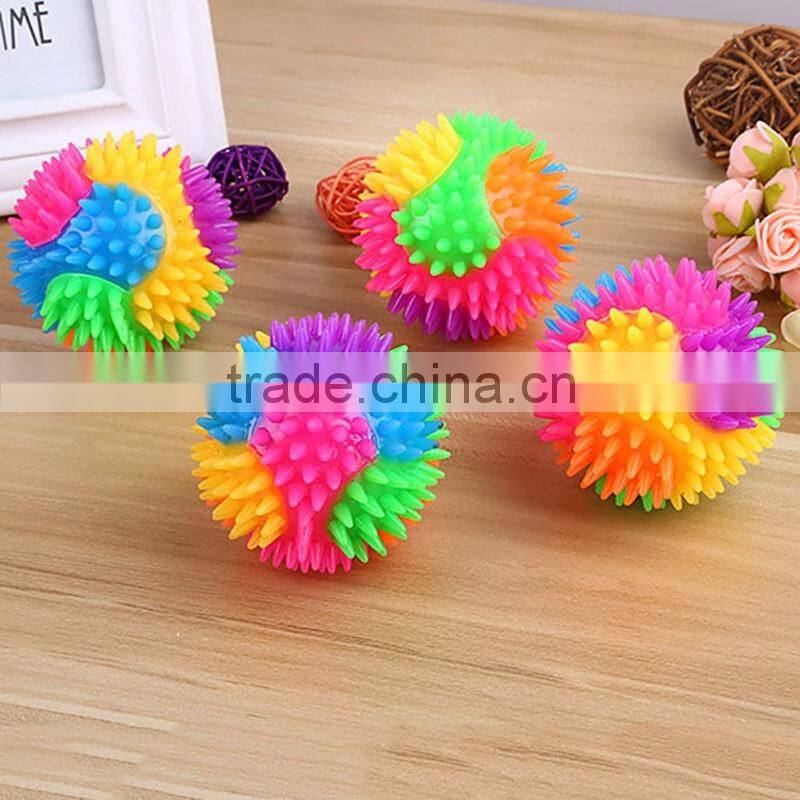 glowing led bouncy ball for child,Ball Toy for Kids LED light up flashing bouncy Ball Led Light Flashing Bouncing Ball Blu