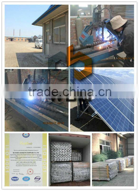 Hot sales Solar Mounting System with Ground Screw Anchor
