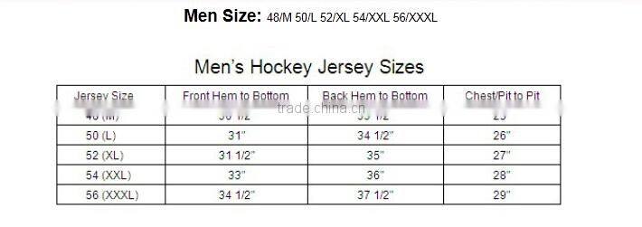 100% polyester hot sale casual oem hockey jersey