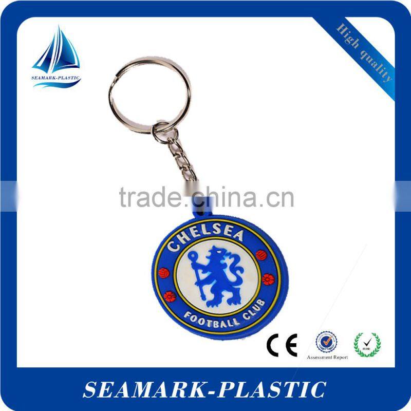 2016 custom promotional soft pvc rubber keychains for girls