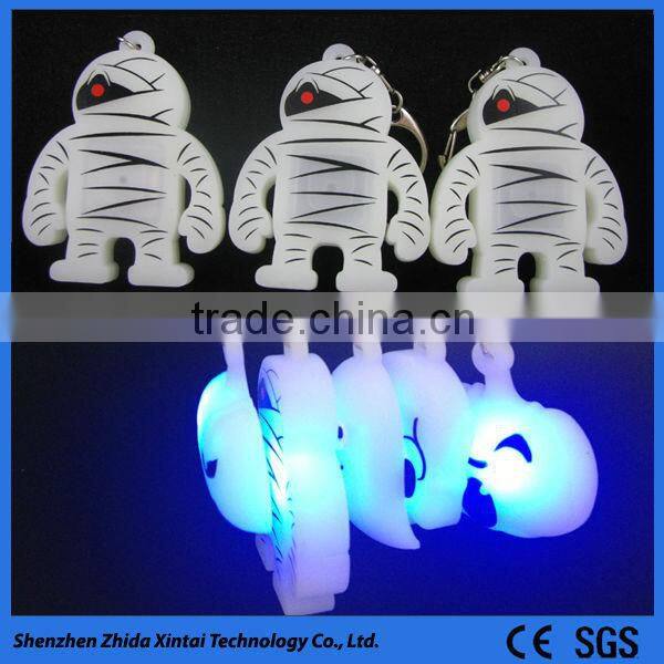 wholesale on alibaba silicone promotional ring fur keychain