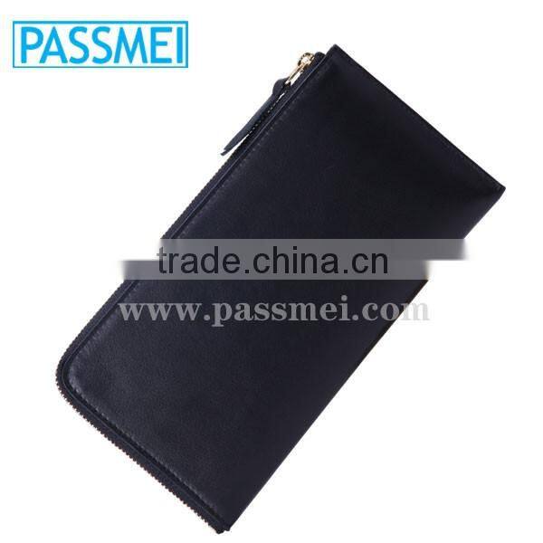 Genuine Leather Wallet,Man's Zippered Wallet Personalized Wallet