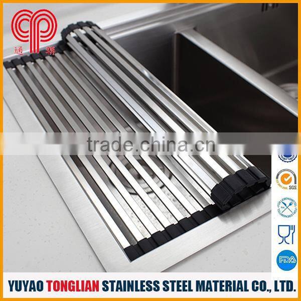 SS stainless steel kitchen dish rack