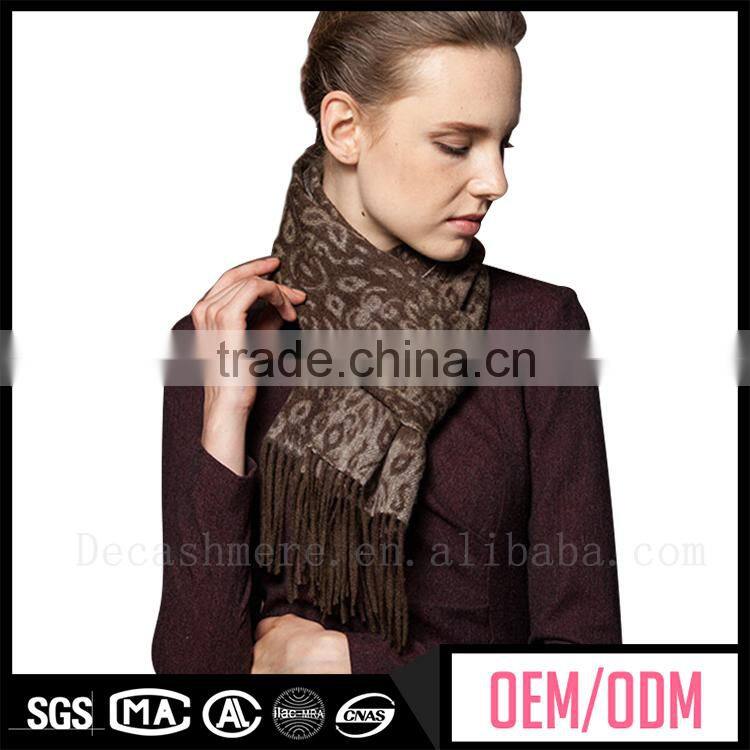 Factory directly brown pashmina, women fashion scarves, cashmere blend scarv