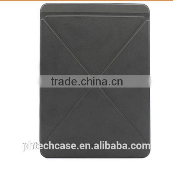 Black Smart Transformer Case for Apple iPad 6 PU Leather Cover Cases