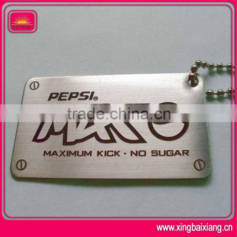 High quality custom decorative metal key tag