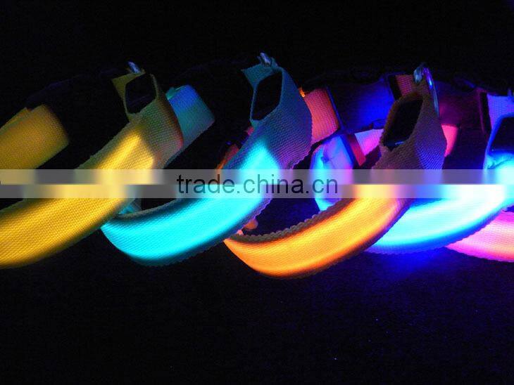 Wholesale Pet Products Dog Collars luminous dog collar
