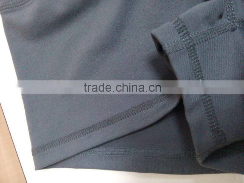 CUSTOM Hot yoga crossfit shorts for yoga made of wicking yoga apparel for woman