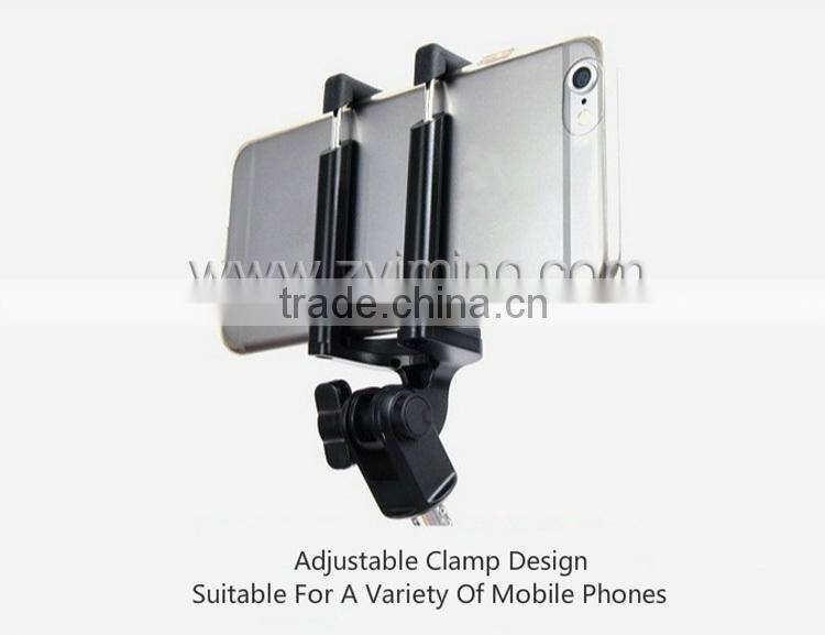 Zyiming wholesale mini selfie stick Z07-6V bluetooth monopod selfie stick