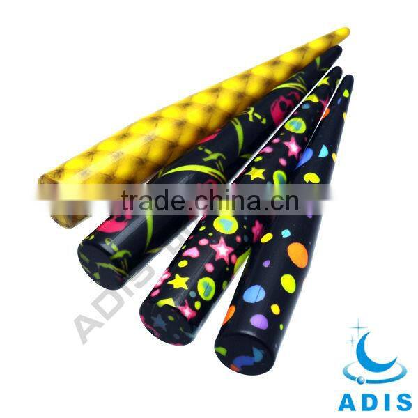 Hot Selling Priting Colorful Logo Acrylic Taper Ear Expander