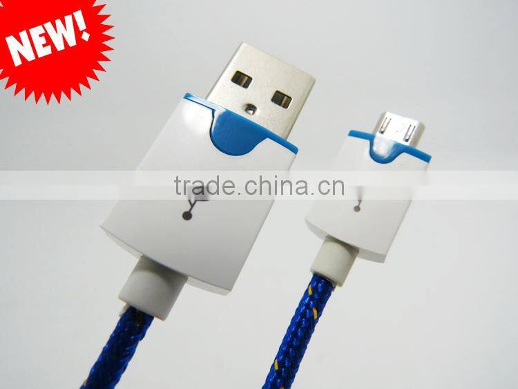 cable Phone charger usb to micro usb cable colorful cable for phone charger and data transfer