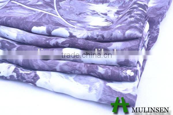 Mulinsen textile 2015 hotsale peach skin digital printing absorb and quick-dry fabric
