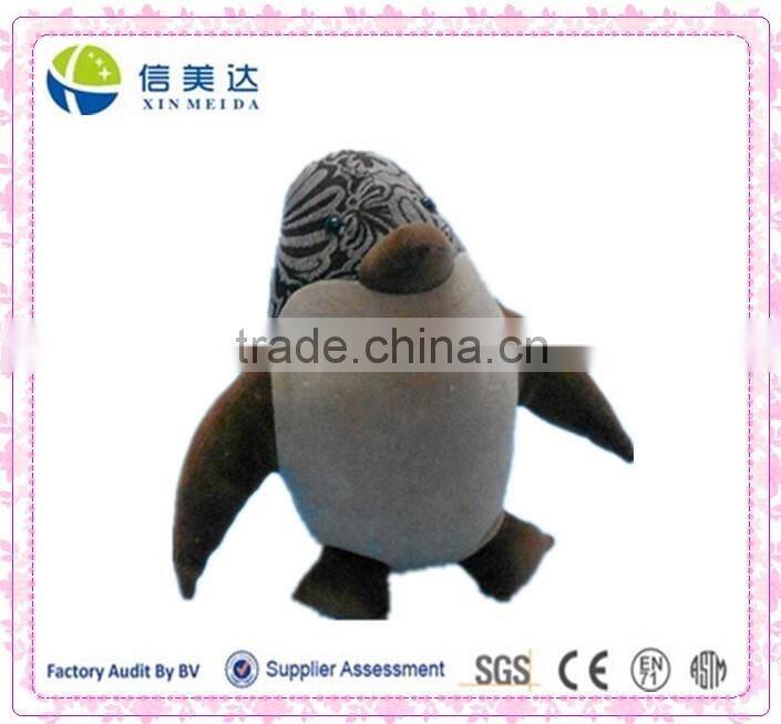 The new style brown little penguin plush toy for kids