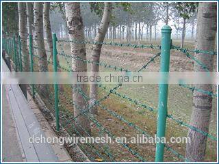 China Manufacturer Wholesale Cheap Barbed Wire , pvc coated barbed wire price per roll , low price barbed wire roll fence