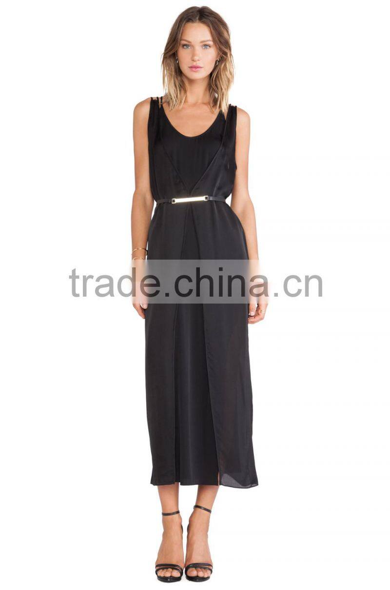 women maxi dress 100% Silk Material and Adults Age Group fancy maxi dress long
