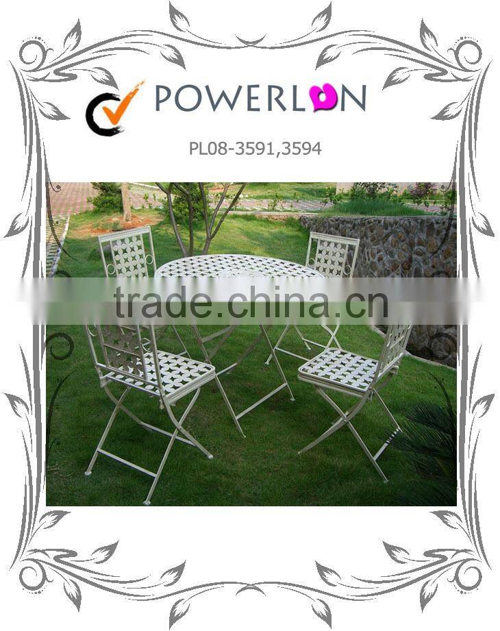 Discounted Nice Folding Antique Round Classical Outdoor Table For Patio Backyard