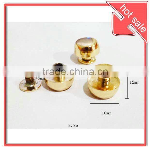 mushroom nail handbag rivert snap fastener bag accessory