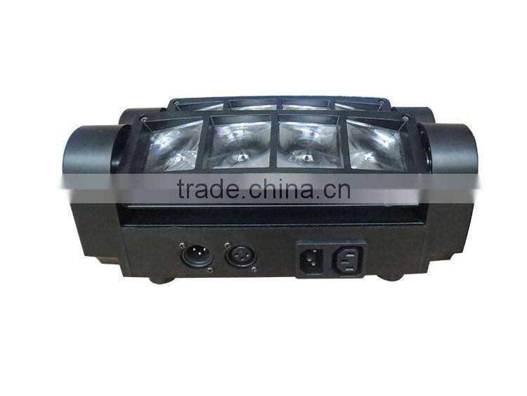 Hot sale! 2016 8x3w rgbw led mini spider disco light spider beam light