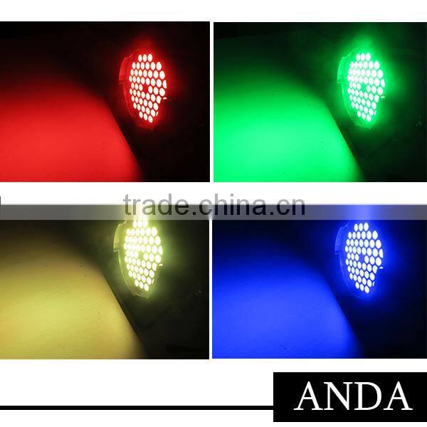 54pcs 3w led rgbw stage par light
