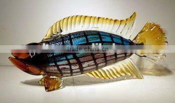 hand blown glass table ornament XO-2010003A and crystal table ornament