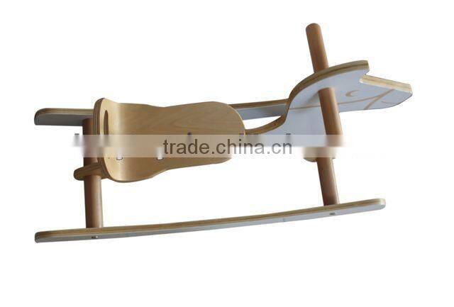 Lovely design baby wooden rocking horse