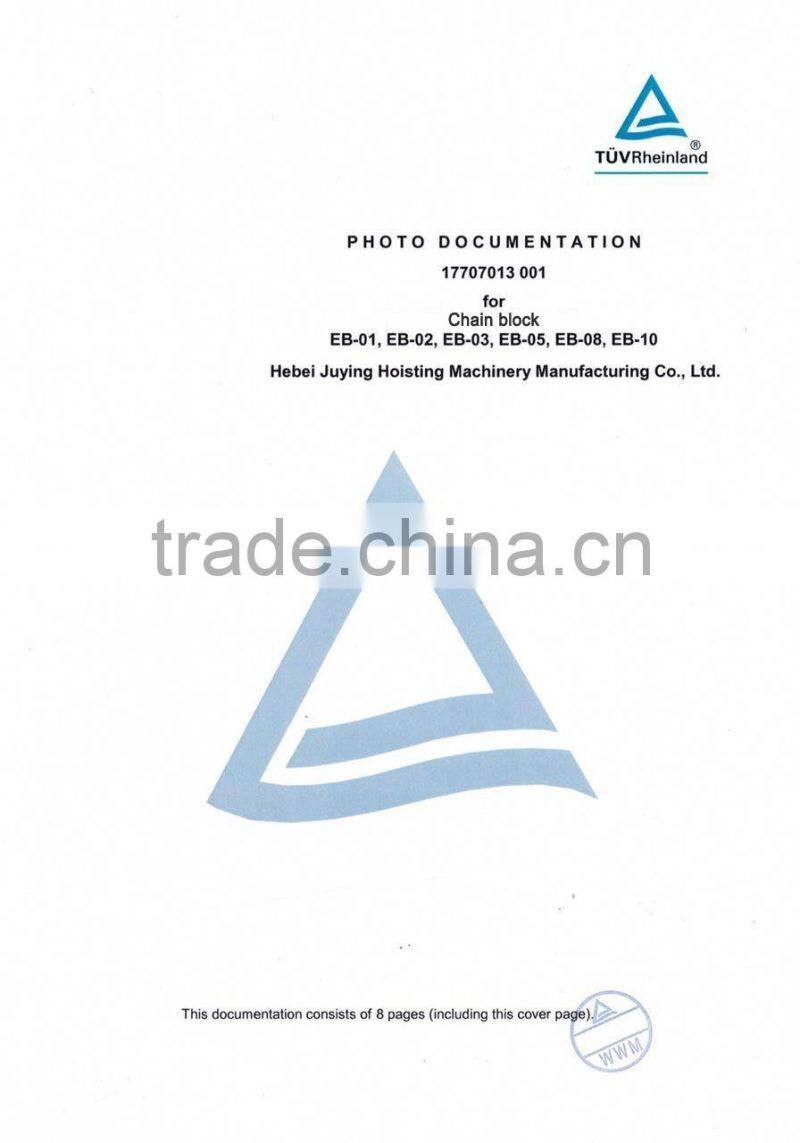 Portable 220v PA type small 250kg electric hoist