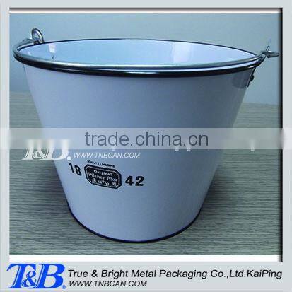 Tin pail, beer gift