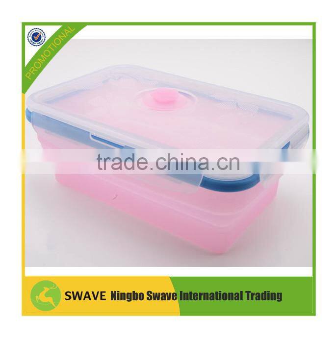 2014 food grade Collapsible lunch box,food storage box