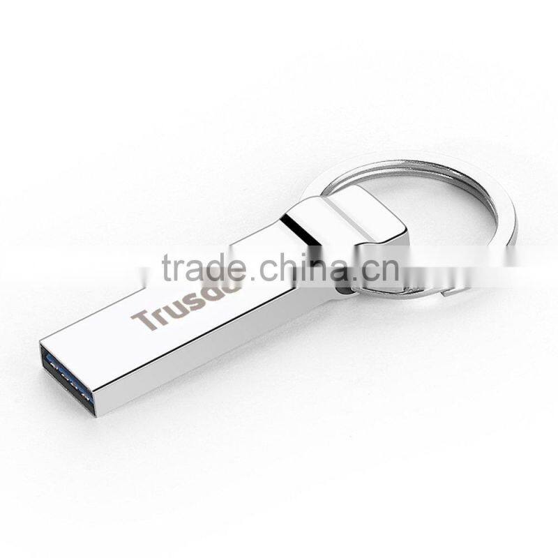 Trusda New U90 32GB USB 3.0 High Speed Portable External Metal Flash Drive Media Storage , Special Design Key Ring