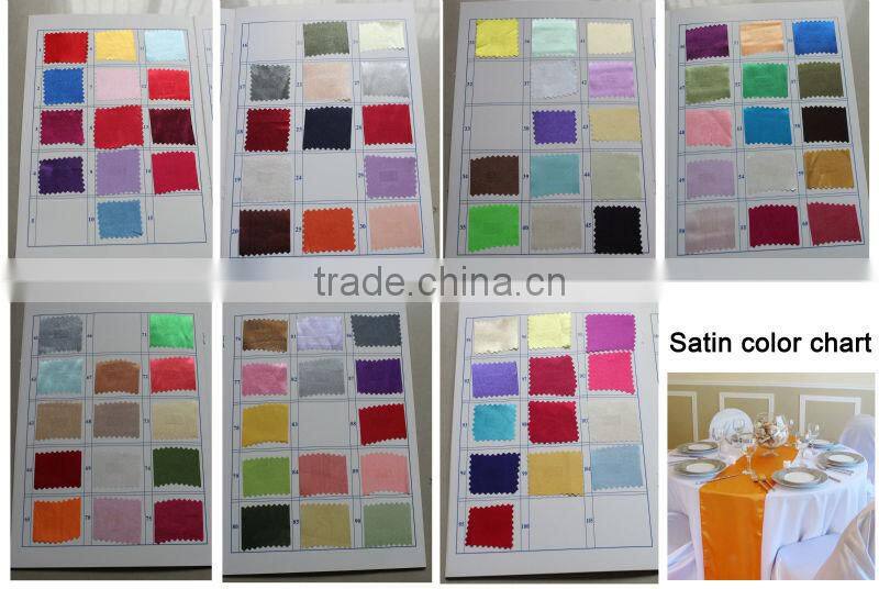 Factory Sell Satin Chair Sash 18*275CM/Satin Chair Cover Sashes For Wedding and Banquet