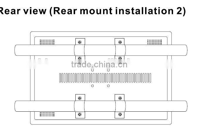 24 inch coach train metro bus LED monitor digital advertising player