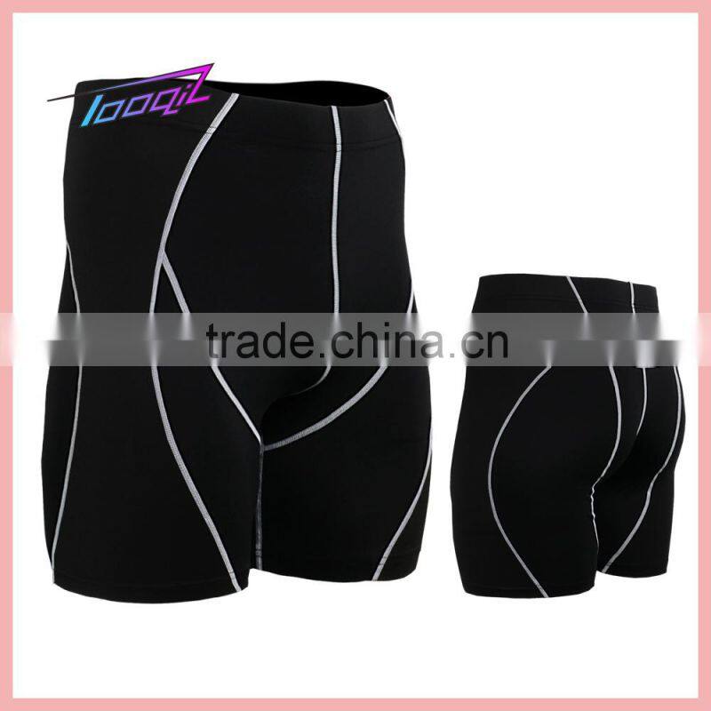 Spandex / Polyester Material and Anti-Bacterial Feature Men Shorts