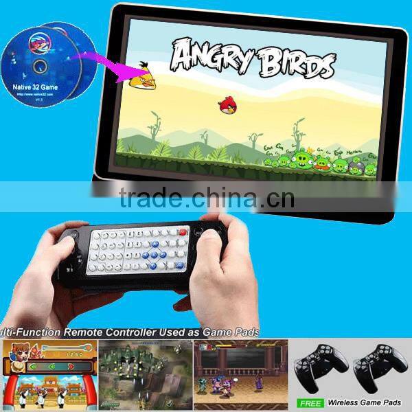 portable dvd player with digital tv tuner wireless games and bluetooth,car dvd player