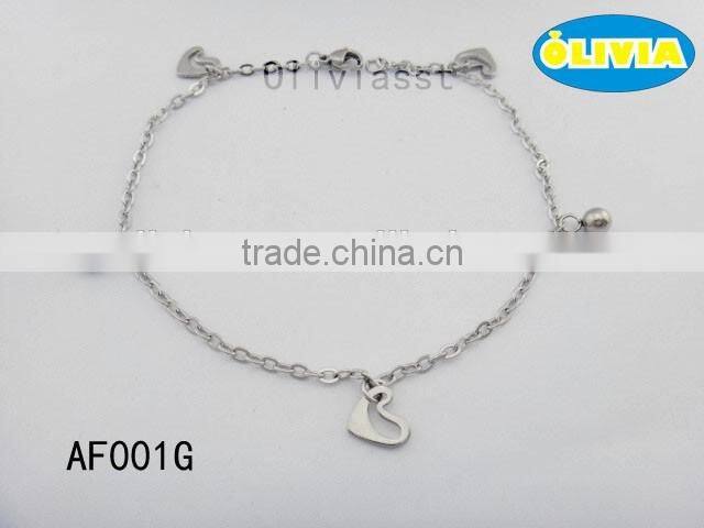 Olivia Jewelry Women Stainless Steel Women Anklet , Foot Chain Anklet