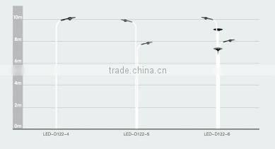 2015 Newly Designed Solar Powered Street Lights Solar Lights RAL Color Stardand