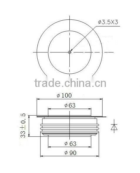 Westcode rectifier diodes W3697VC220