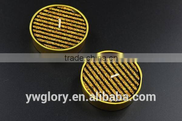 Gold gliter Tea light, romantic glitter tea light