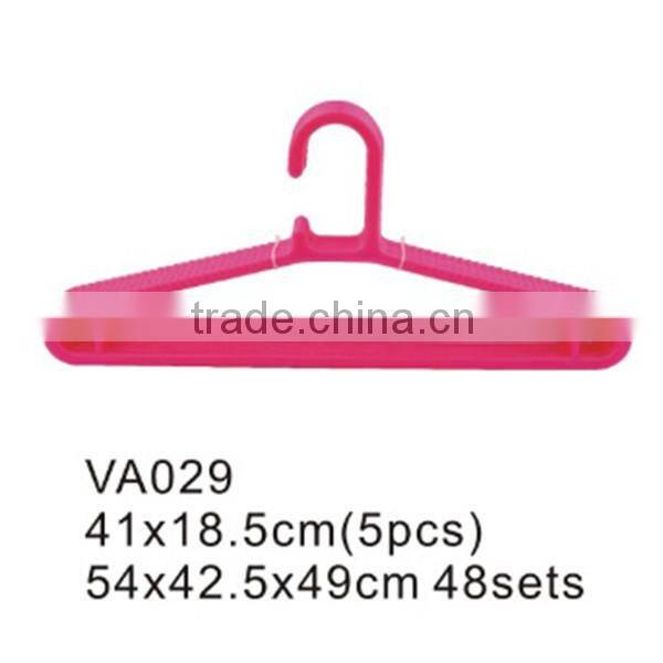 VA028 bedroom suits household cloth hanger plastic laundry garment hanger