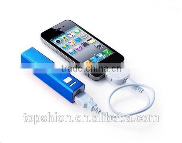 Aluminum metal power bank 2600mah external battery power charger, mini universal power bank 2600mah with micro usb cable