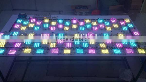 12v 0.72w waterproof ws2801 smart pixel rgb led module 3leds/pixel