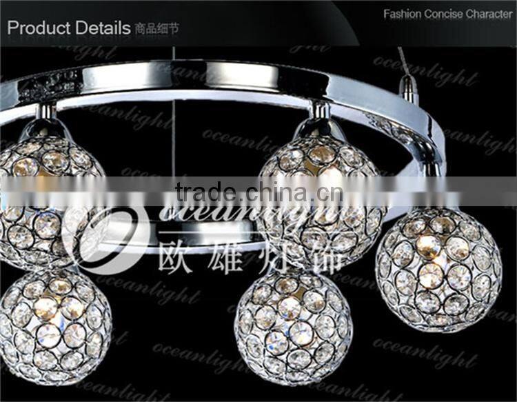 2012 new design chandelier,crystal chandelier light OM88008-6DA