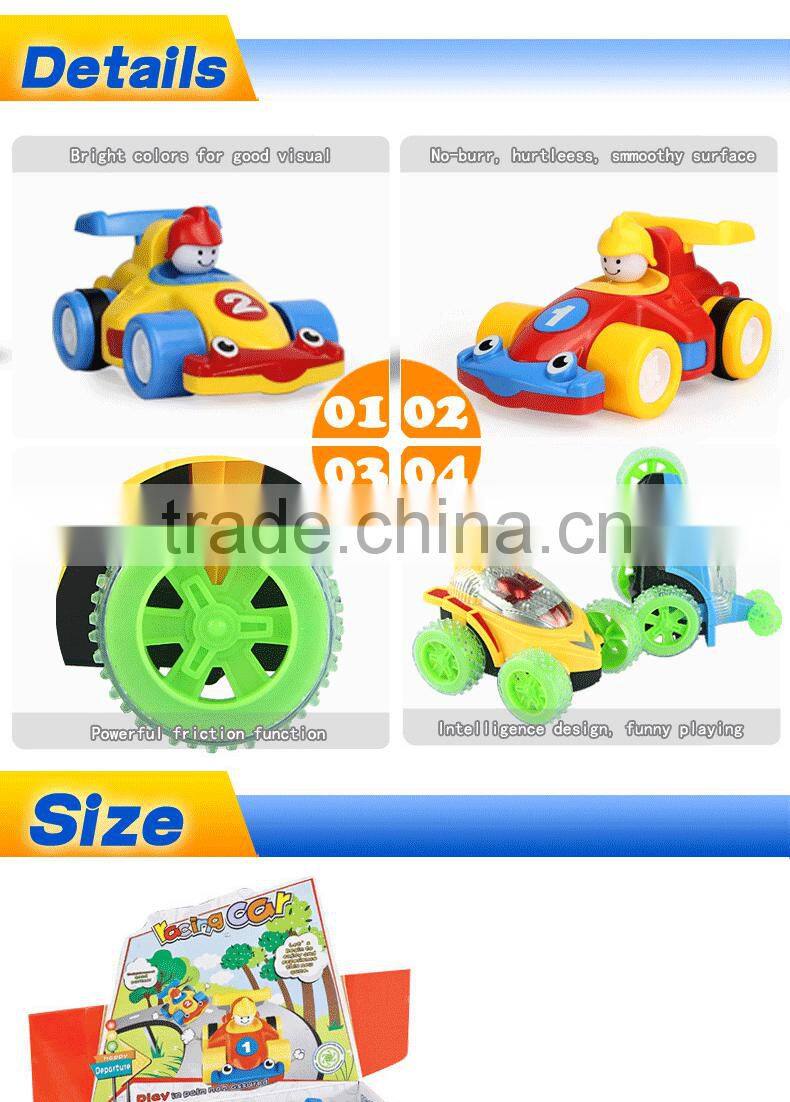 NO-2027B Promotion gift-plastic friction stunt cars ,vehicle toys for kids