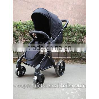 2016 mutifunction luxury lightweight baby stroller 3 in 1 with carrycot and carseat