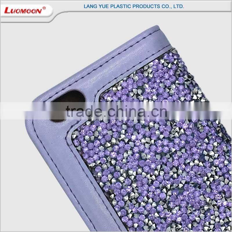 luxury leather flip cover wallet case with card slot for coolpad note 3 lite