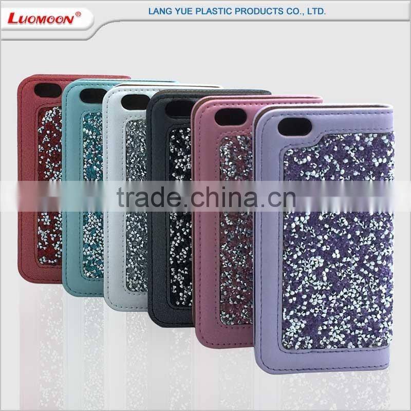 luxury leather flip cover wallet case with card slot for coolpad note 3 lite