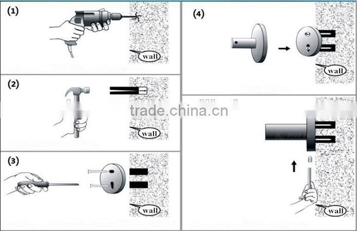 2014 Paris Design Glass One Cup Golden Tumbler Holder for Bathroom Collections