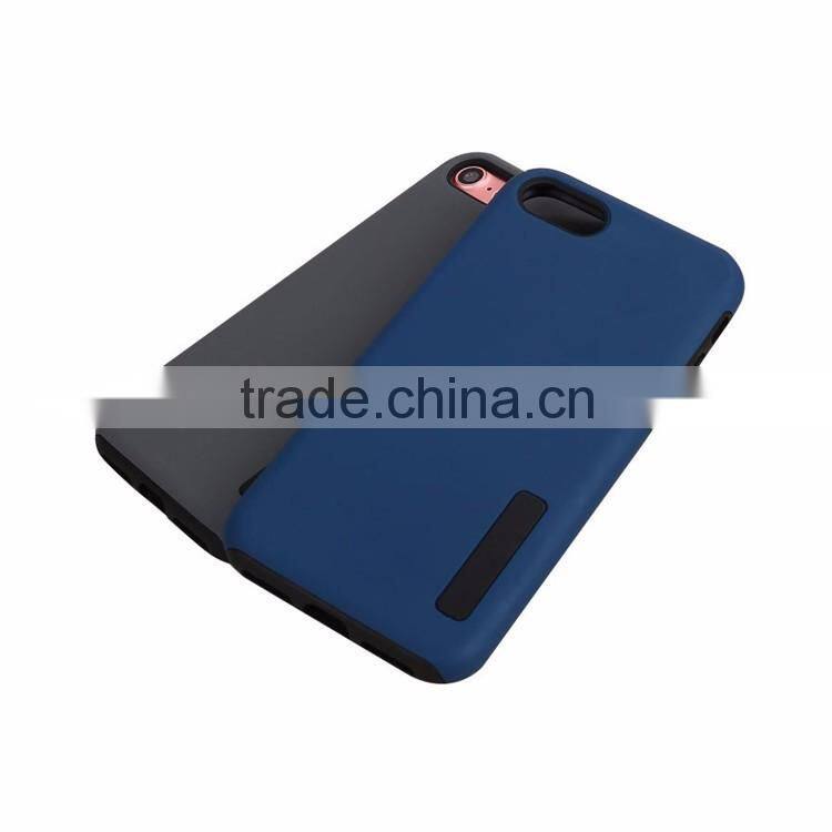 full covered pc+tpu case for iphone 7/7 plus 2 in 1 case for iphone 7 shock proof promotion case