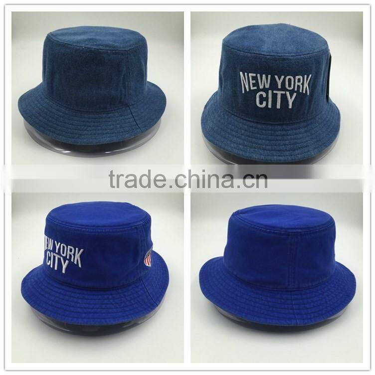 Custom design outdoor fisherman safari camo bucket hat with string