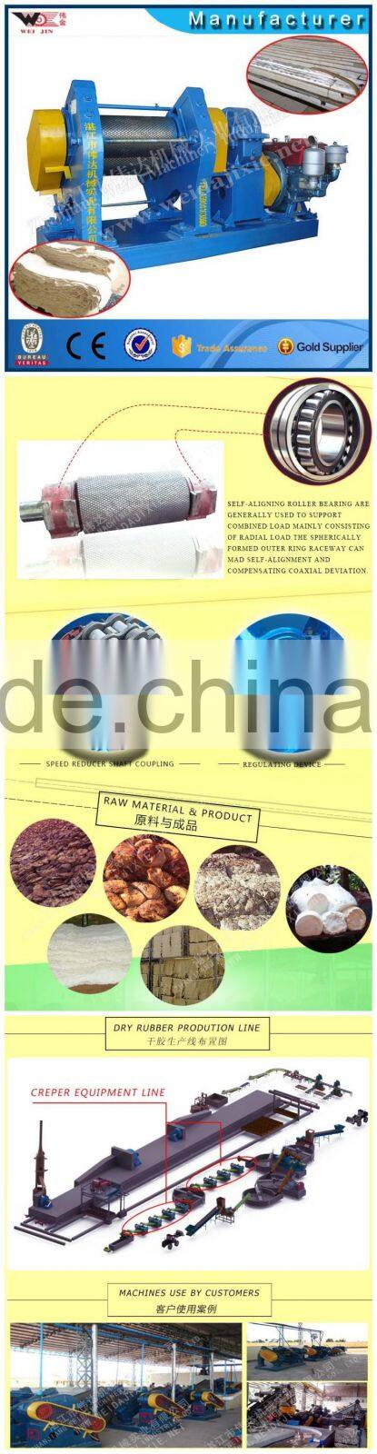 SMR natural rubber processing machine